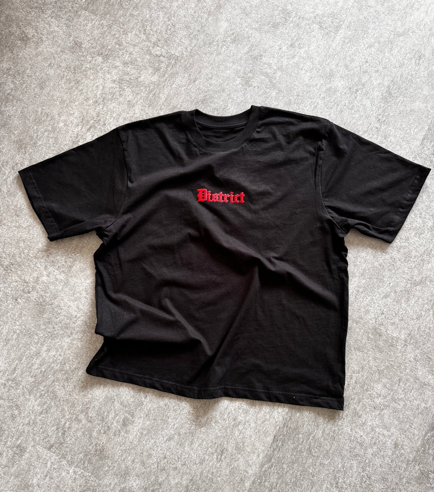 Metalic puff red t-shirt