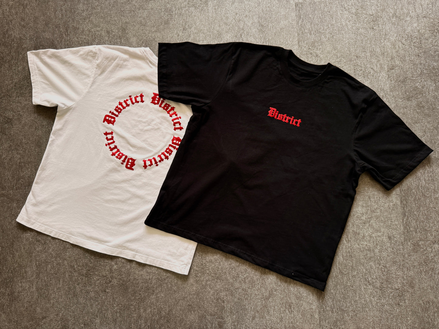 Metalic puff red t-shirt