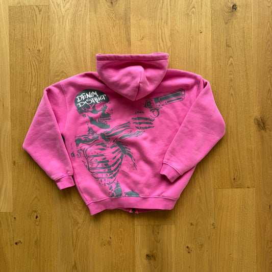 SKELETON ZIP UP HOODIE