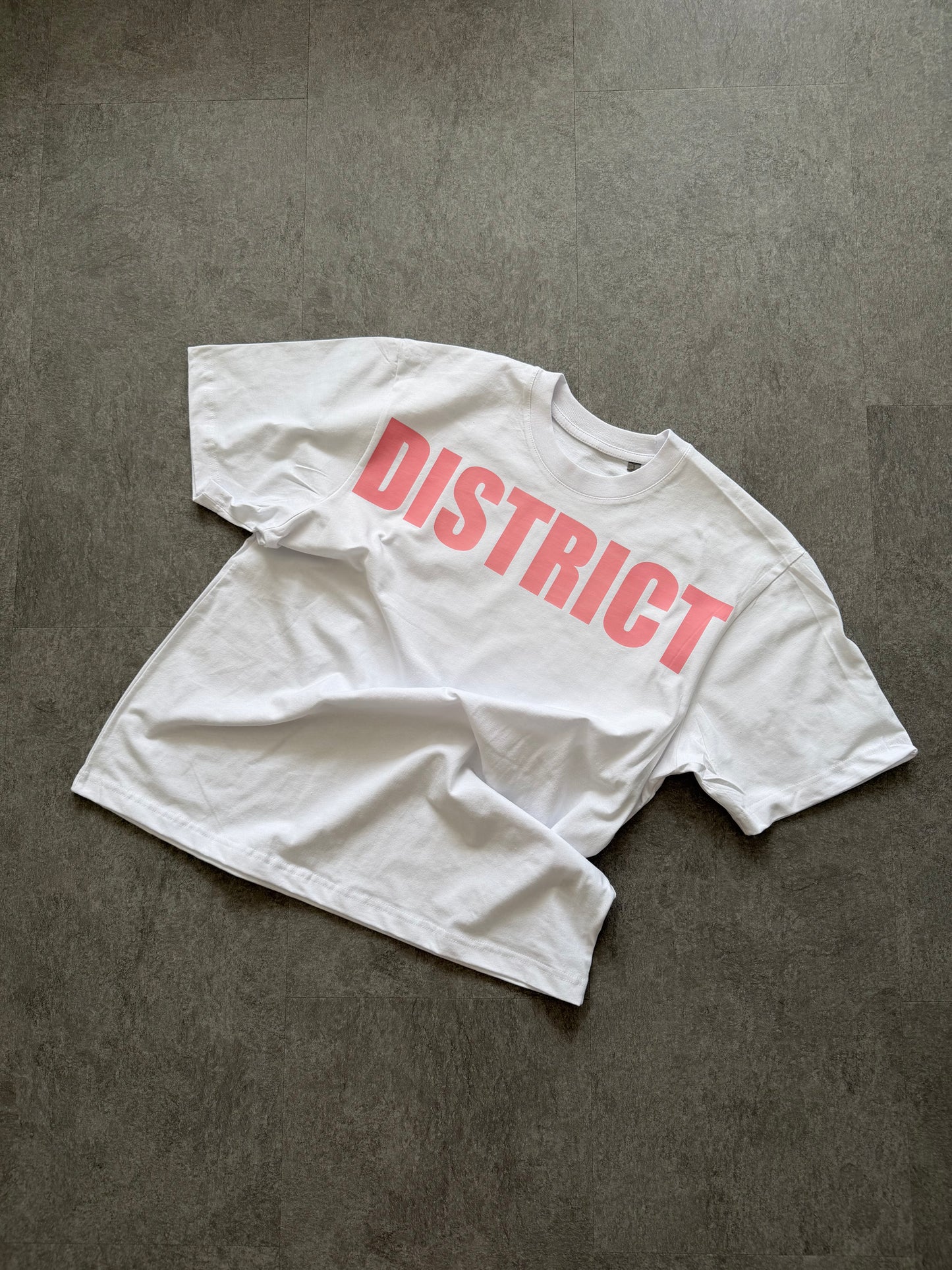 Pink district tee