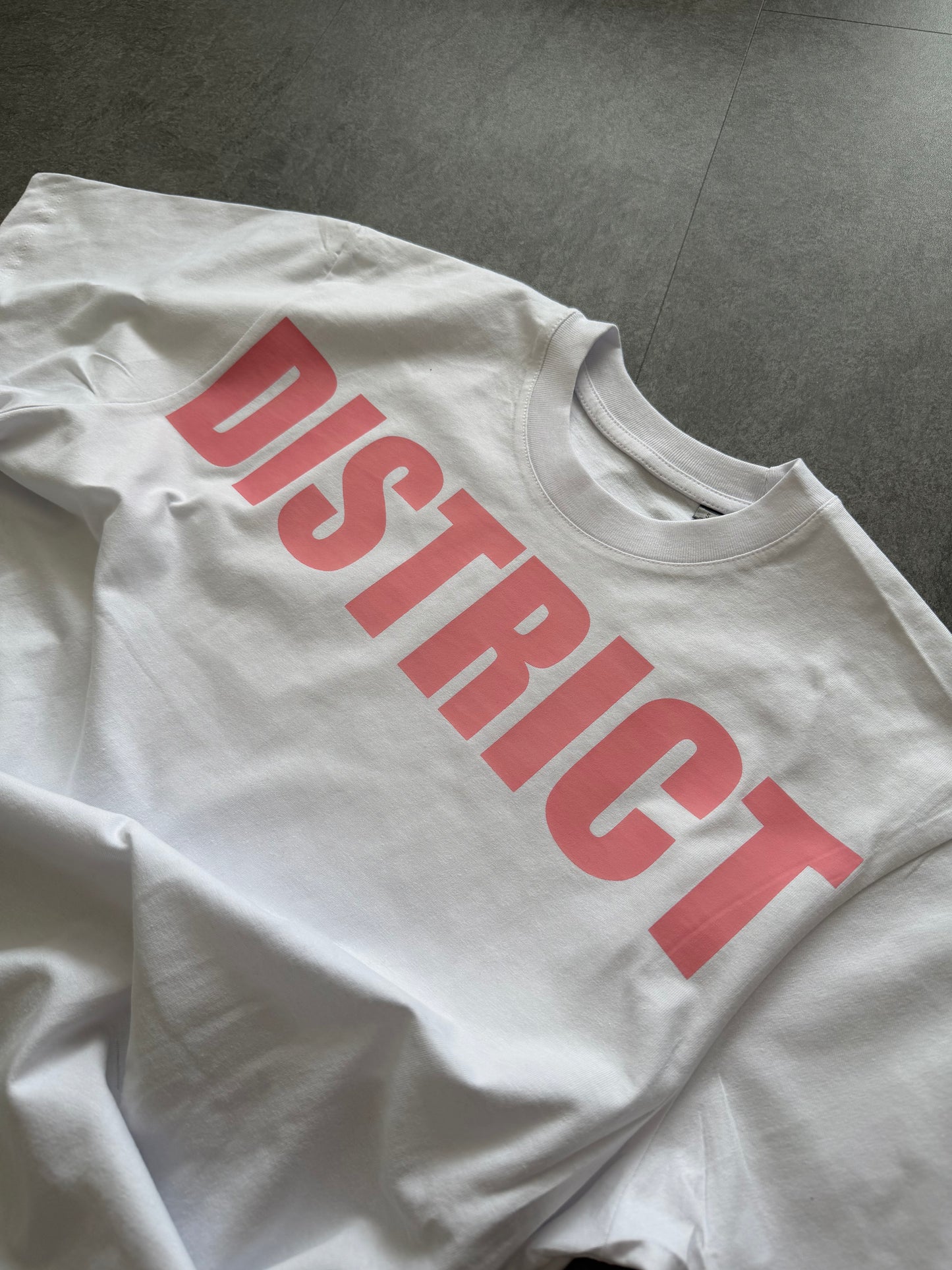 Pink district tee