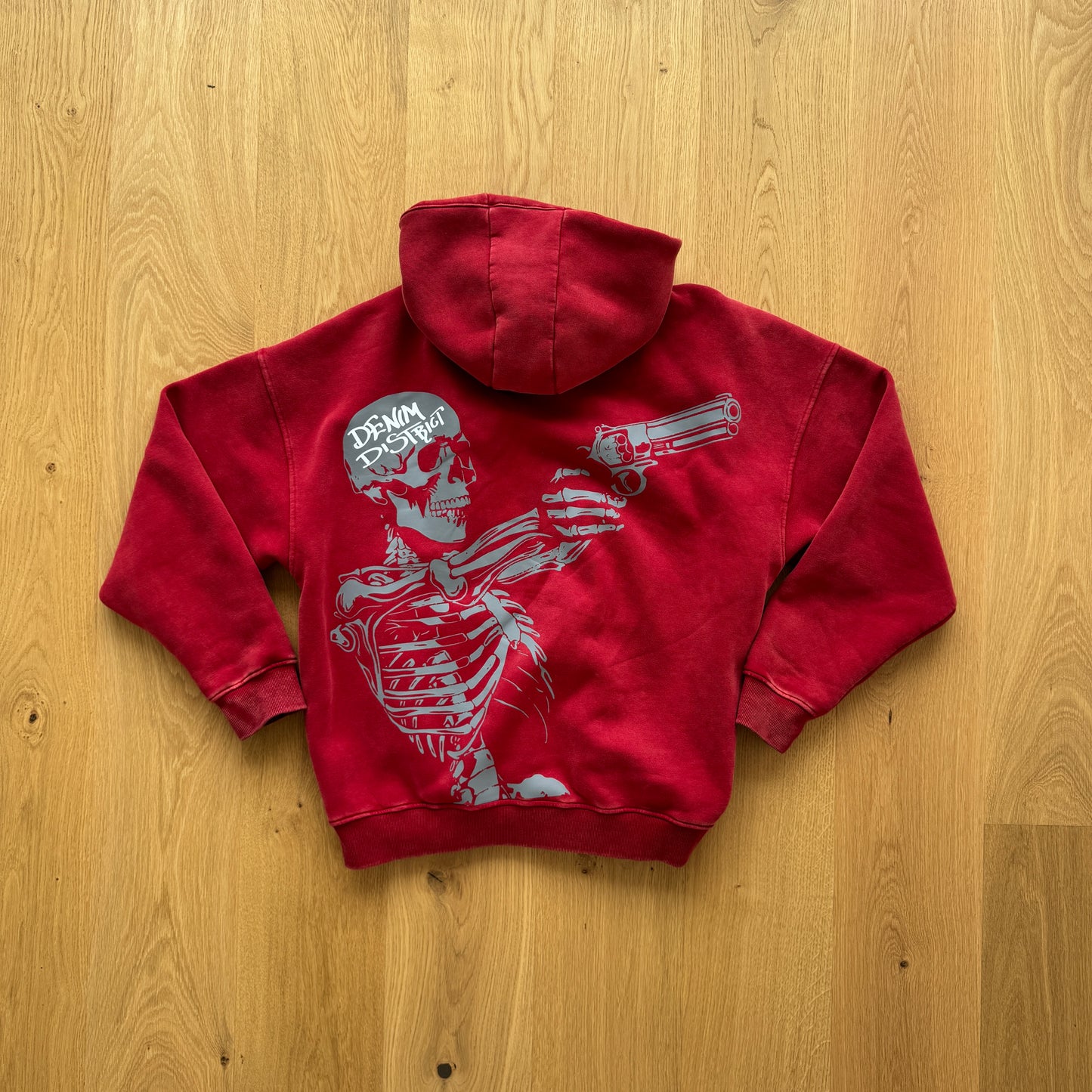 SKELETON ZIP UP HOODIE